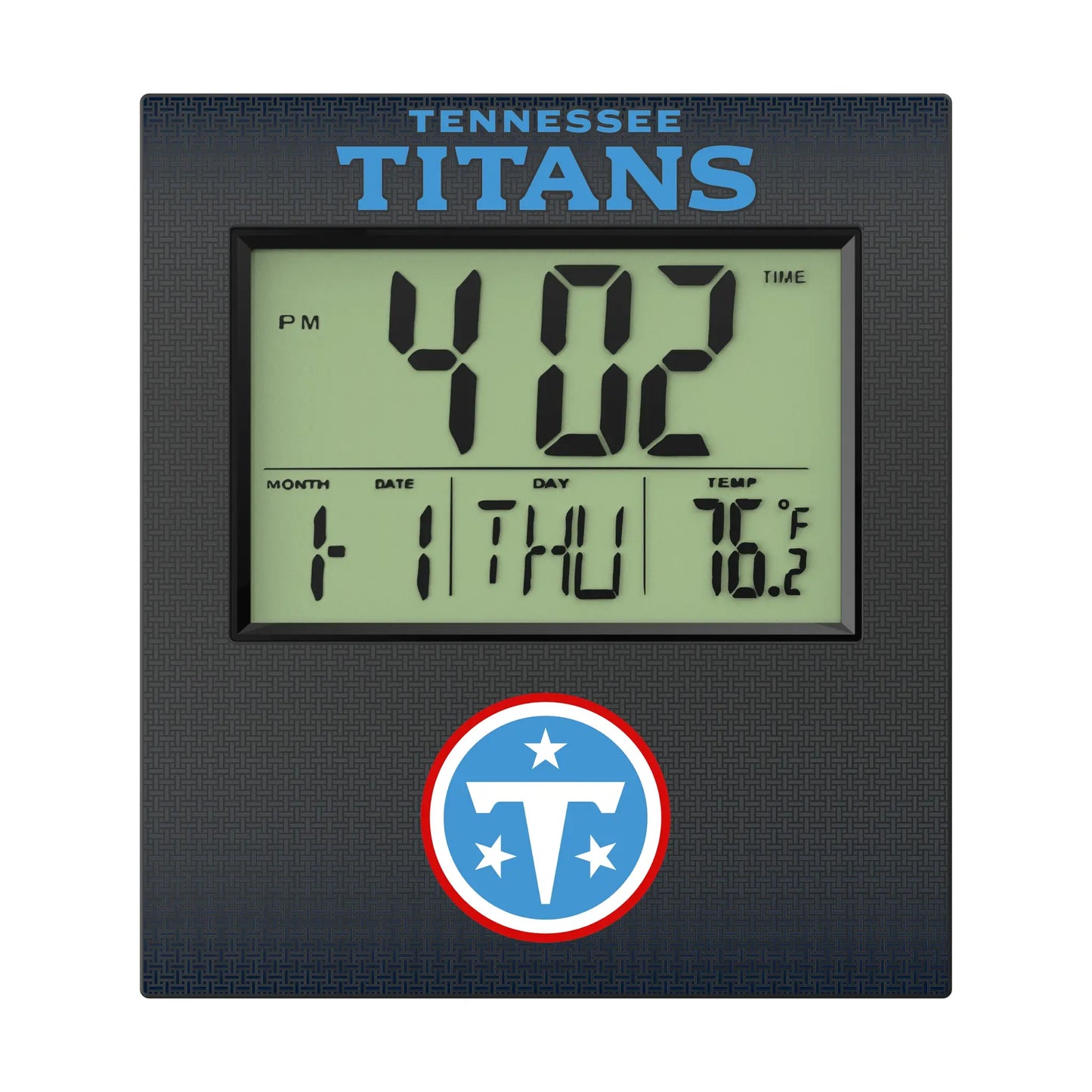 Tennessee Titans Linen Wall Clock