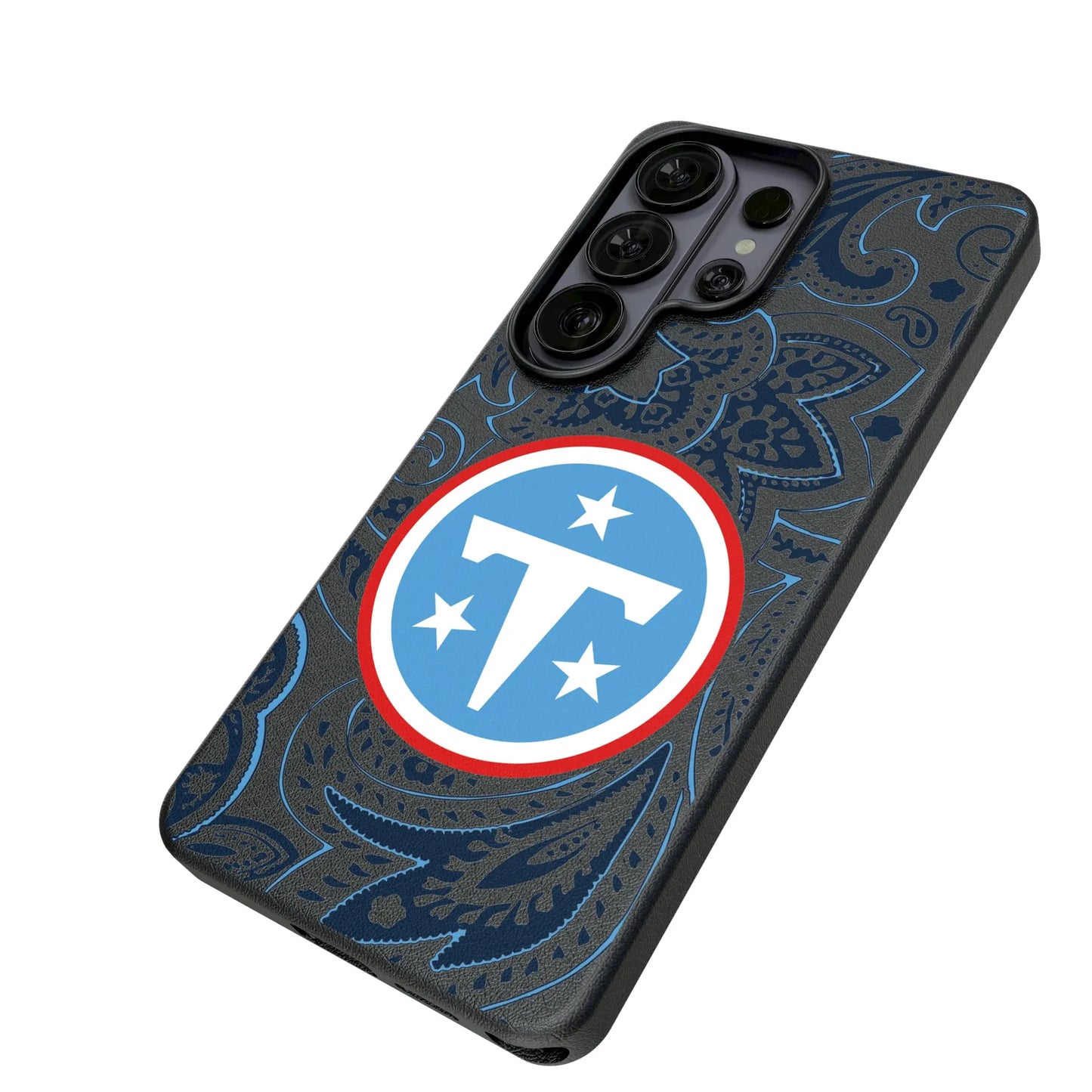 Tennessee Titans Paisley MagSafe Compatible Phone Case for Samsung Galaxy