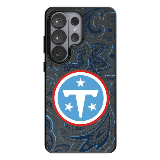 Tennessee Titans Paisley MagSafe Compatible Phone Case for Samsung Galaxy