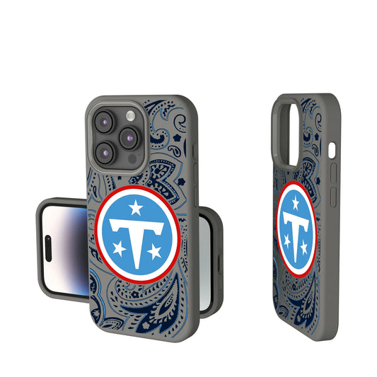 Tennessee Titans Paisley Soft Touch Phone Case for Apple iPhone