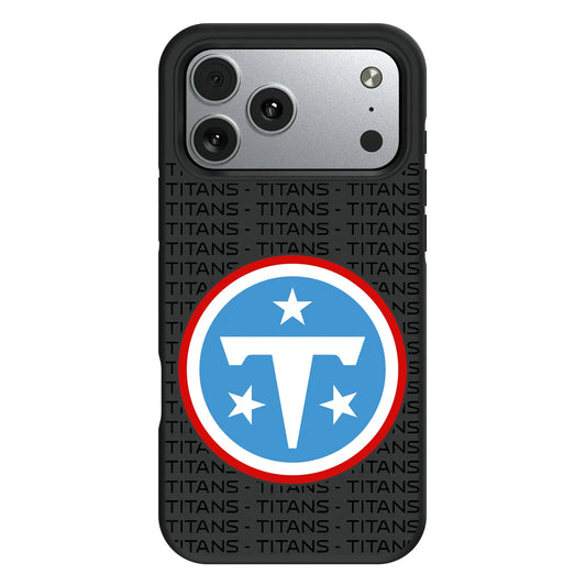Tennessee Titans Text Backdrop Bump Phone Case for Apple iPhone