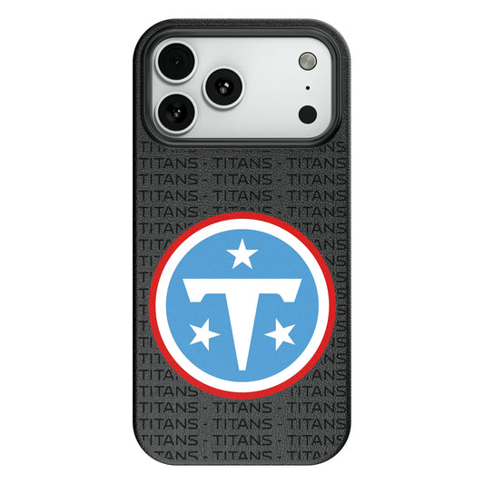 Tennessee Titans Text Backdrop MagSafe Compatible Phone Case for Apple iPhone