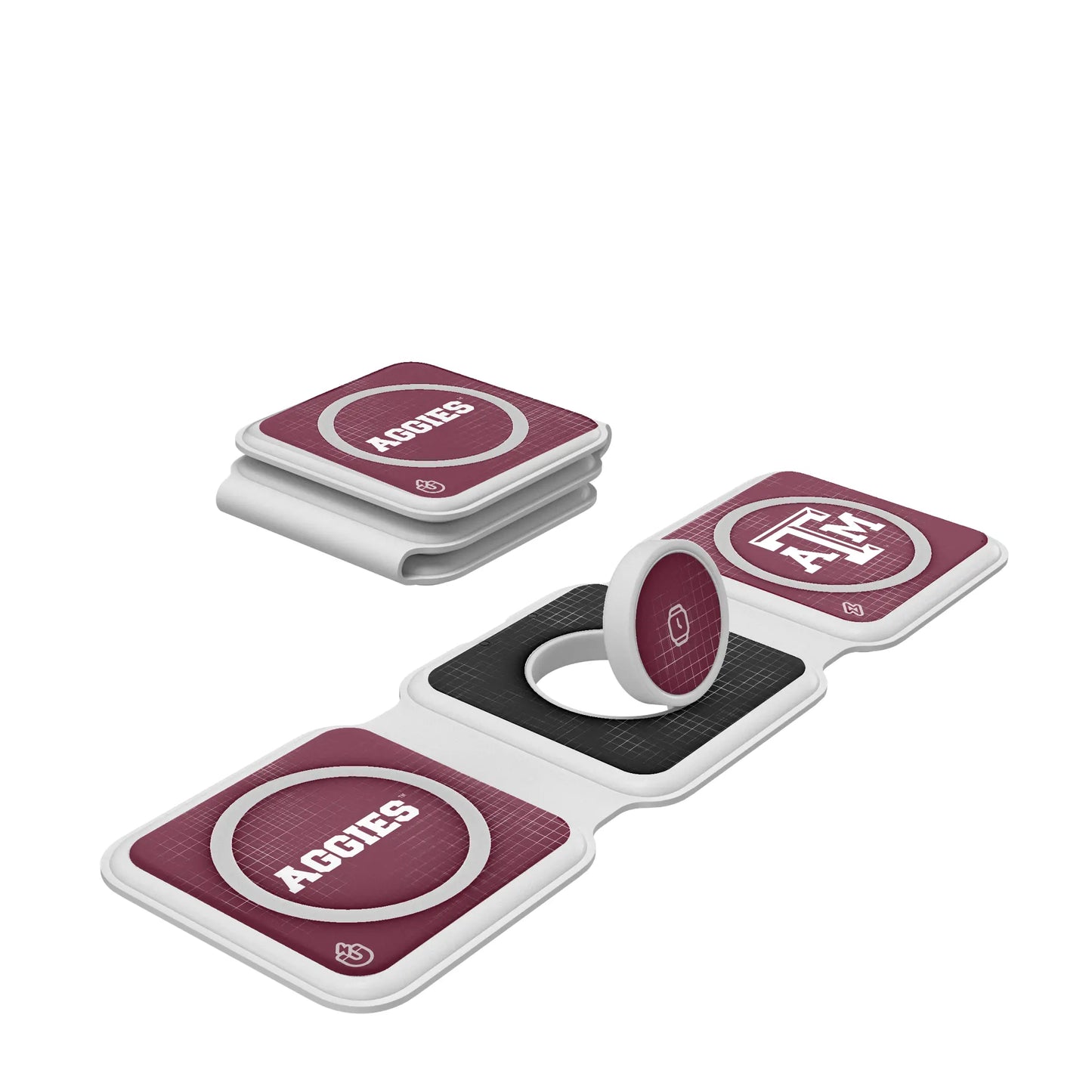 Texas A&M University Aggies Hatch Foldable 3 in 1 Charger