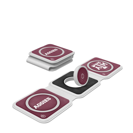Texas A&M University Aggies Hatch Foldable 3 in 1 Charger