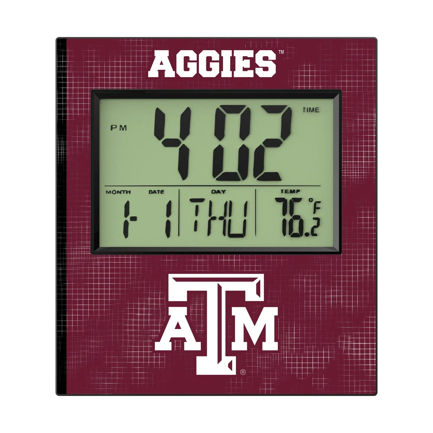 Texas A&M University Aggies Hatch Wall Clock