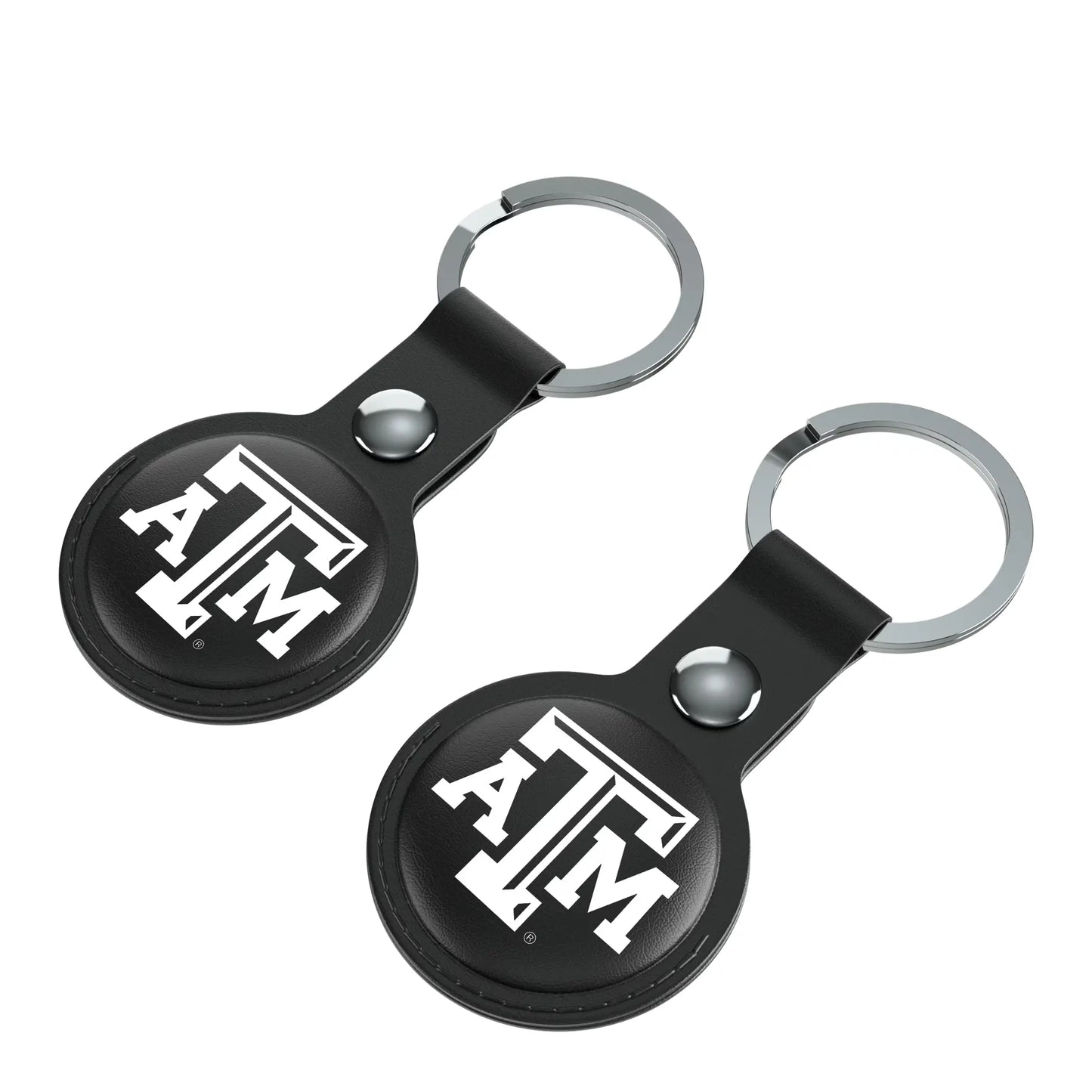 Texas A&M University Aggies Insignia Black Airtag Holder 2-Pack