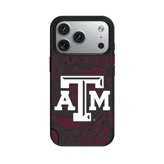 Texas A&M University Aggies Paisley MagSafe Compatible Phone Case for Apple iPhone