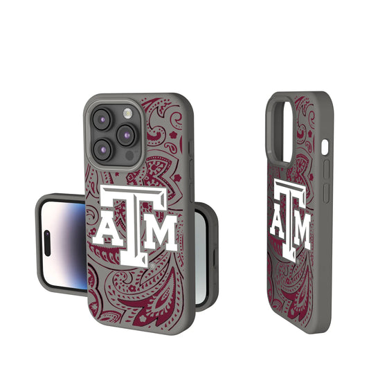 Texas A&M University Aggies Paisley Soft Touch Phone Case for Apple iPhone