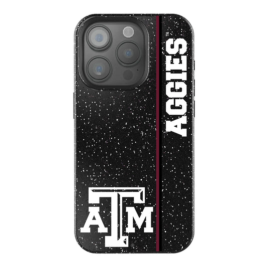 Texas A&M University Aggies Sidebar Black Bling Phone Case for Apple iPhone