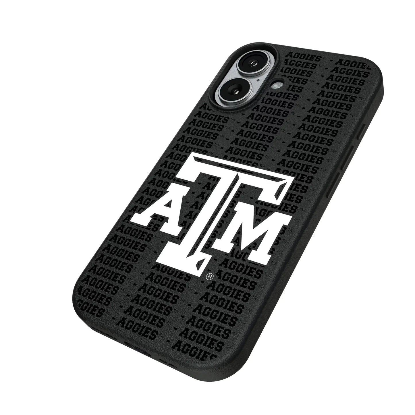 Texas A&M University Aggies Text Backdrop MagSafe Compatible Phone Case for Apple iPhone