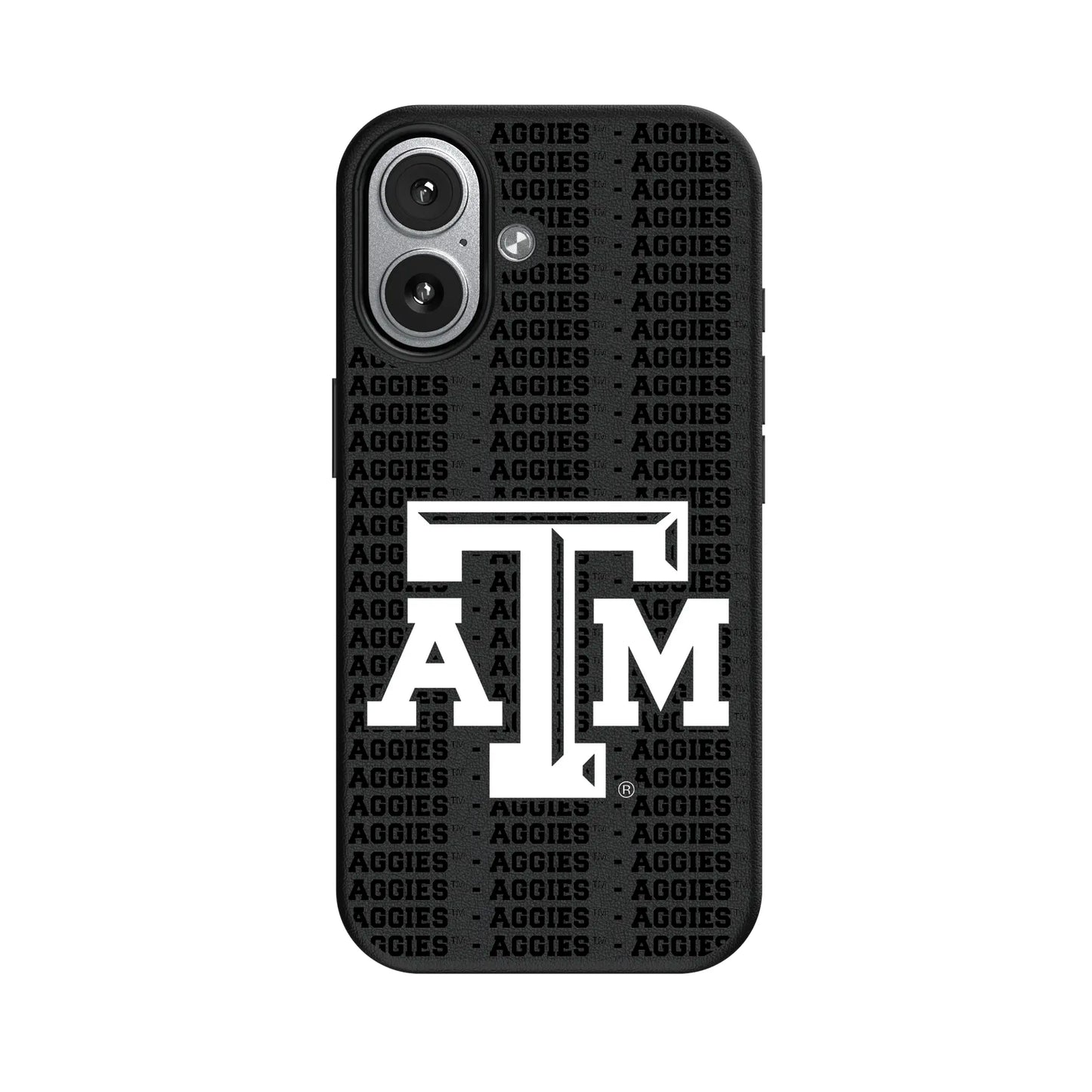Texas A&M University Aggies Text Backdrop MagSafe Compatible Phone Case for Apple iPhone