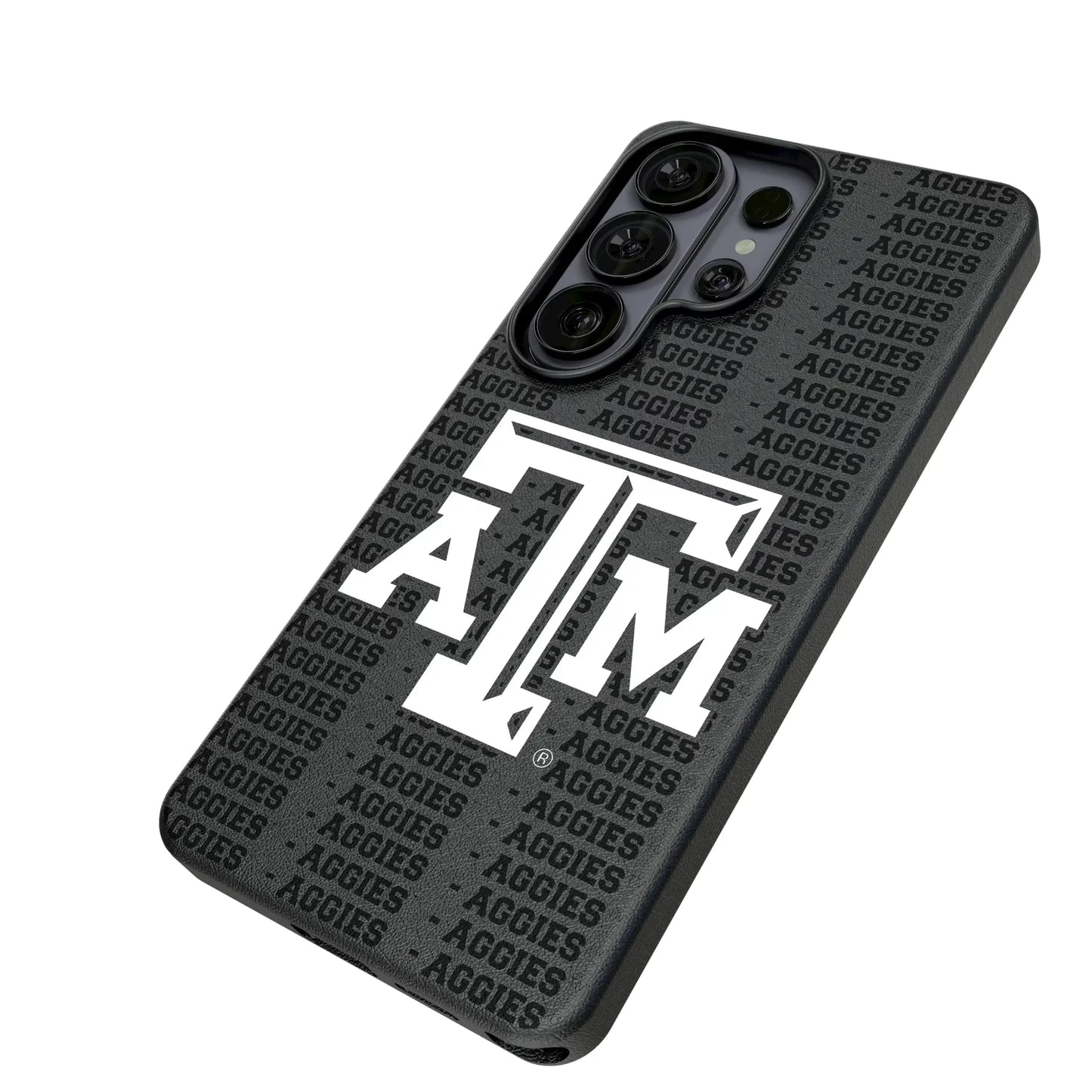Texas A&M University Aggies Text Backdrop MagSafe Compatible Phone Case for Samsung Galaxy