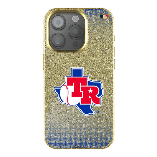 Texas Rangers 1981-1983 - Cooperstown Collection Linen Bling Phone Case for Apple iPhone