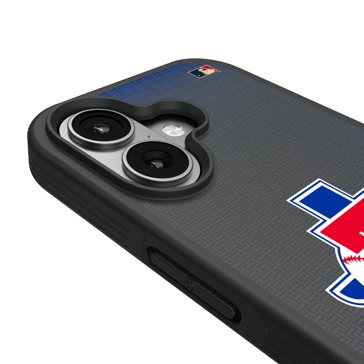 Texas Rangers 1981-1983 - Cooperstown Collection Linen Bump Phone Case for Apple iPhone
