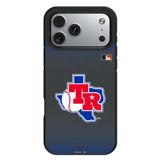 Texas Rangers 1981-1983 - Cooperstown Collection Linen Bump Phone Case for Apple iPhone