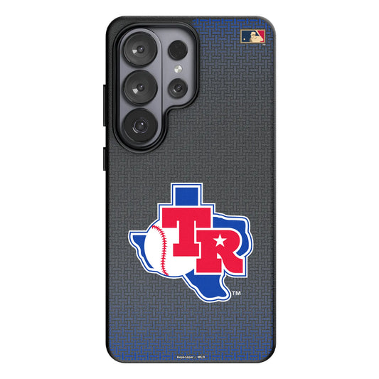 Texas Rangers 1981-1983 - Cooperstown Collection Linen MagSafe Compatible Phone Case for Samsung Galaxy