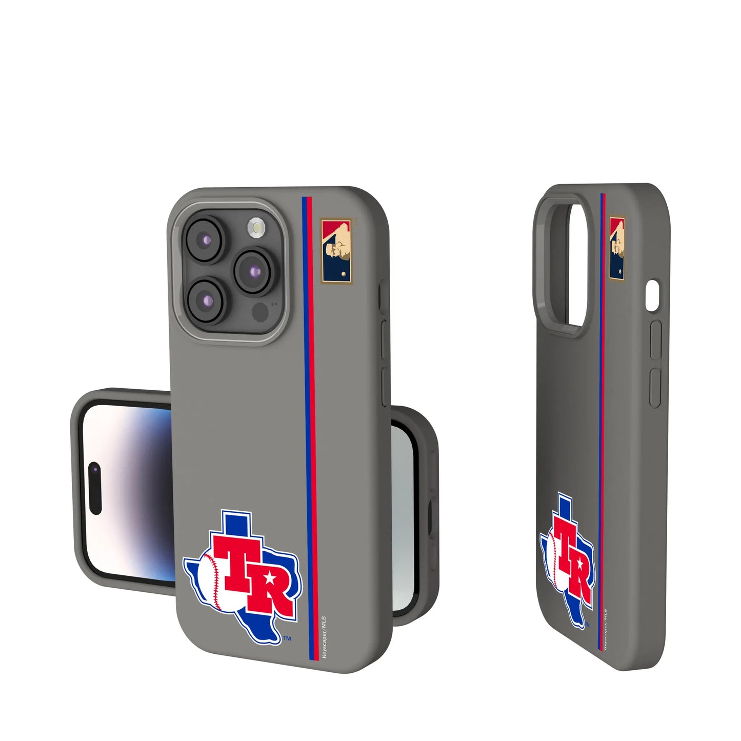 Texas Rangers 1981-1983 - Cooperstown Collection Sidebar Soft Touch Phone Case for Apple iPhone