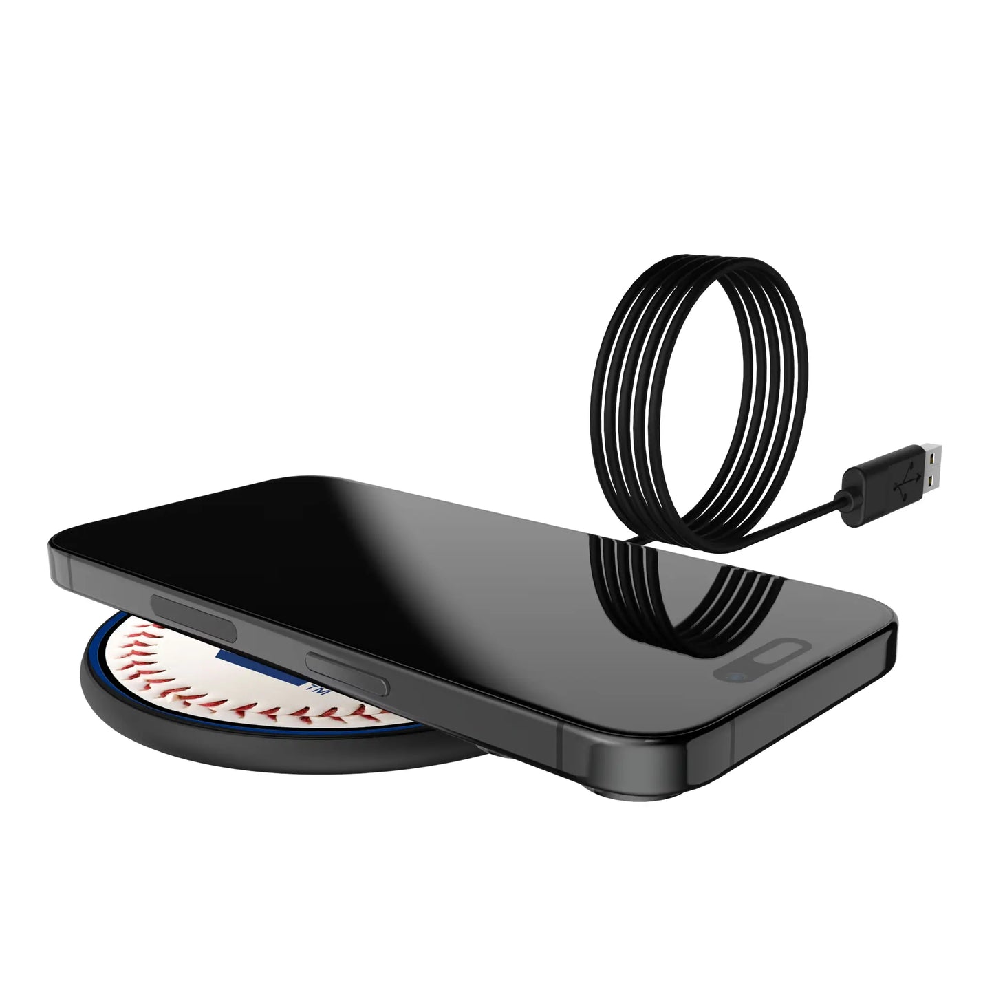 Texas Rangers Baseball 15-Watt Wireless Charger