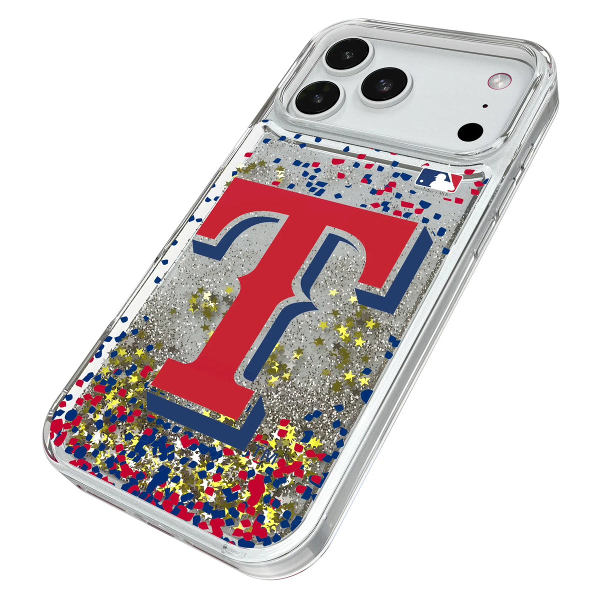 Texas Rangers Confetti Glitter Phone Case for Apple iPhone