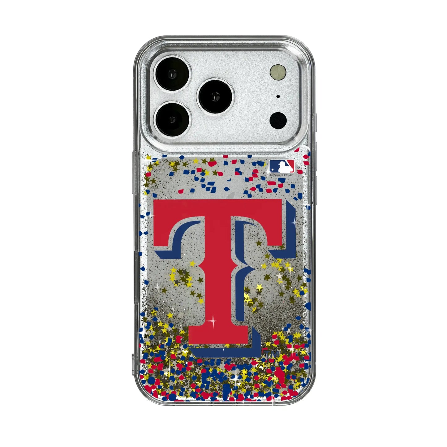 Texas Rangers Confetti Glitter Phone Case for Apple iPhone