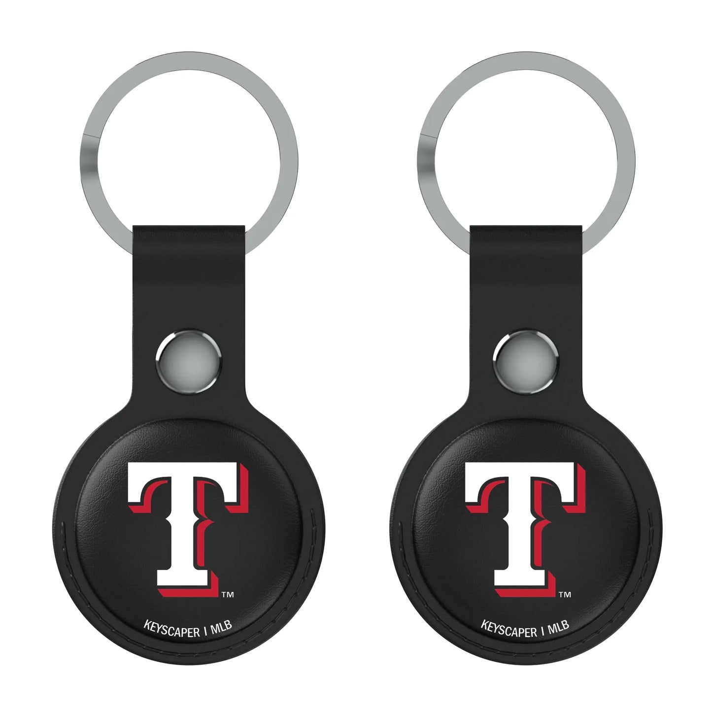 Texas Rangers Insignia Black Airtag Holder 2-Pack