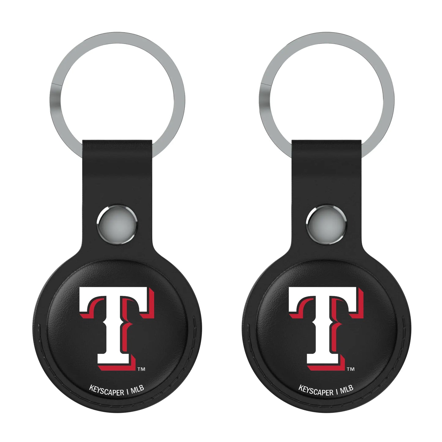 Texas Rangers Insignia Black Airtag Holder 2-Pack