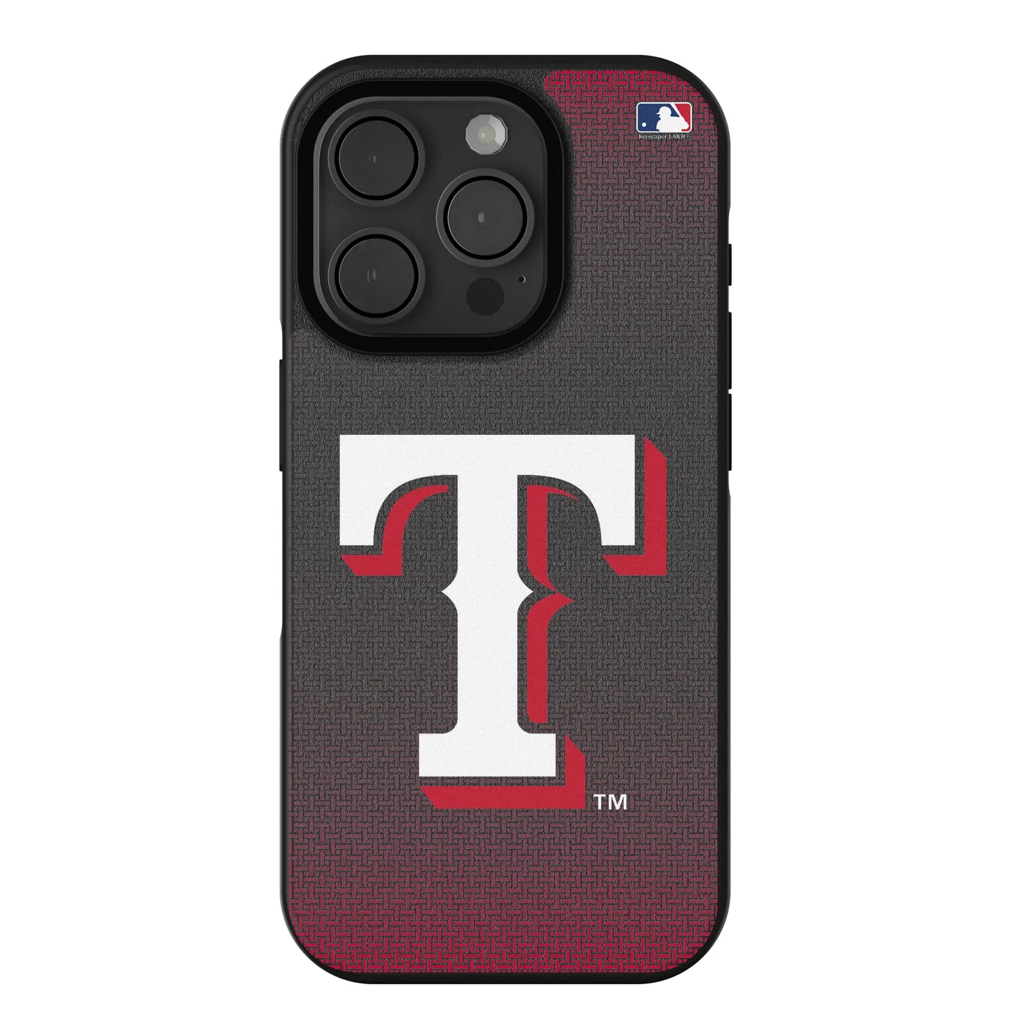 Texas Rangers Linen Bump Phone Case for Apple iPhone