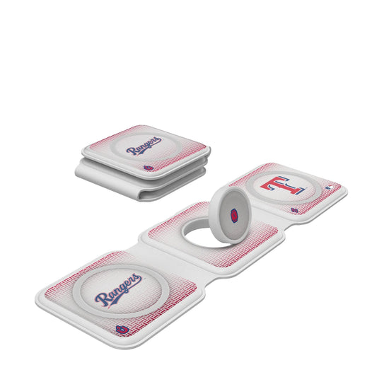 Texas Rangers Linen Foldable 3 in 1 Charger
