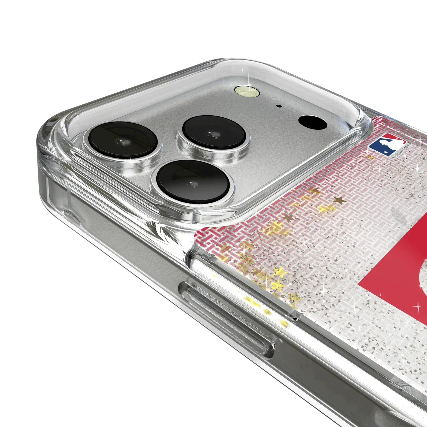 Texas Rangers Linen Glitter Phone Case for Apple iPhone