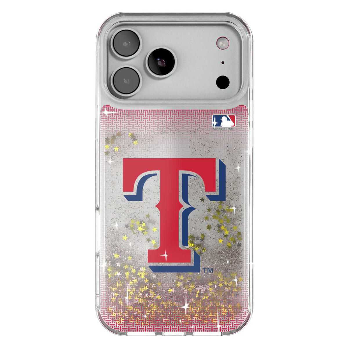 Texas Rangers Linen Glitter Phone Case for Apple iPhone