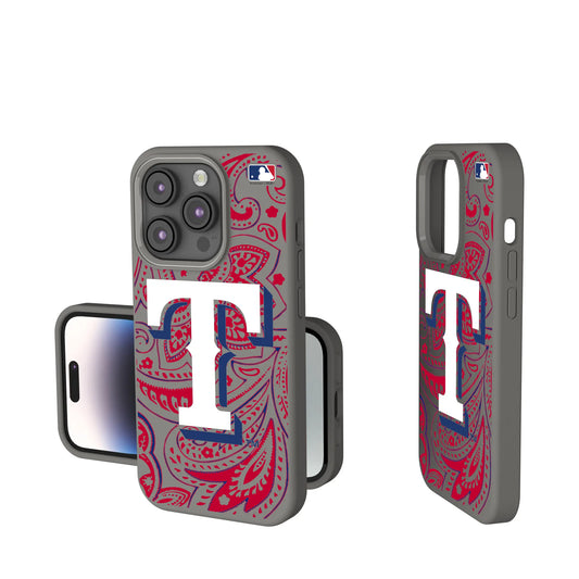 Texas Rangers Paisley Soft Touch Phone Case for Apple iPhone