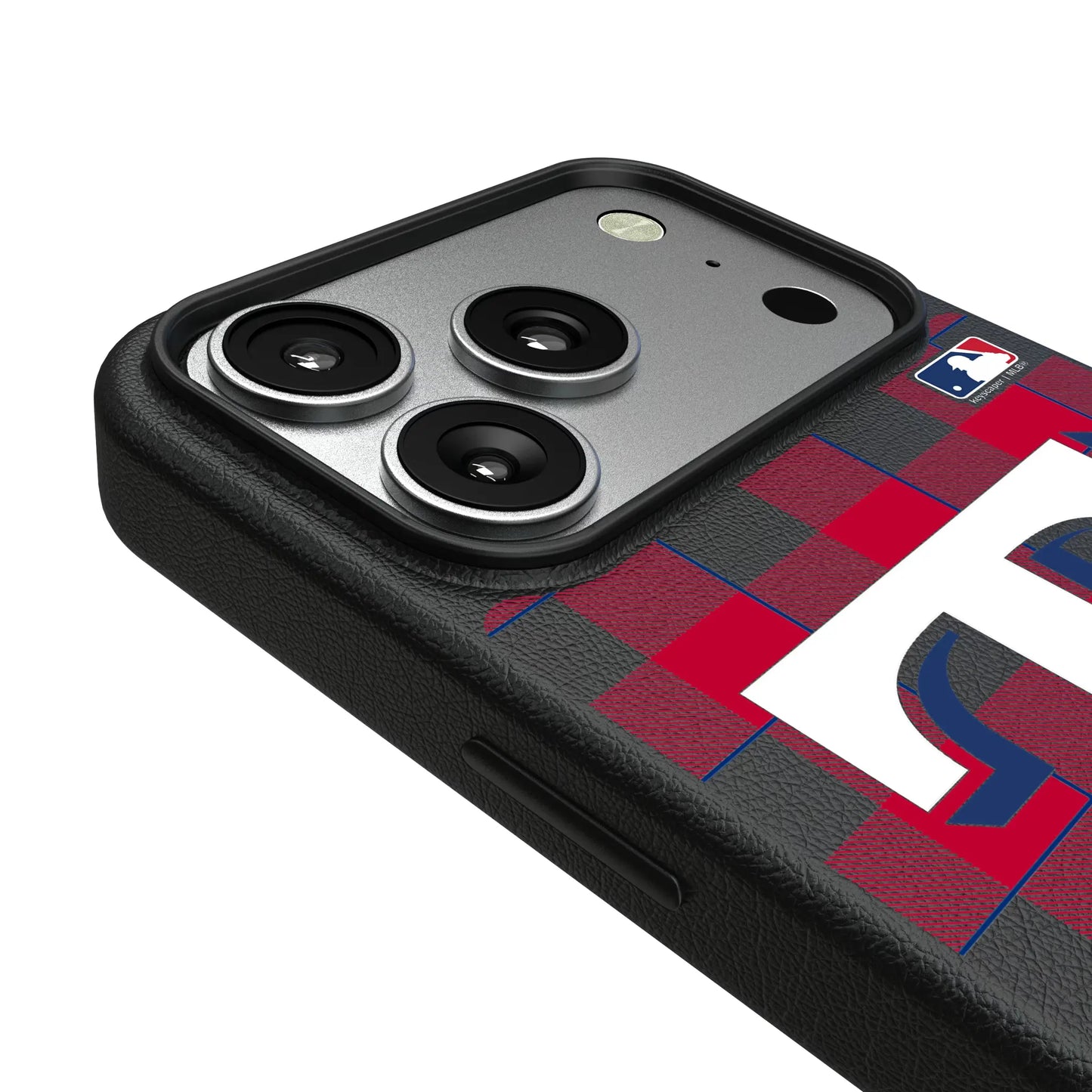 Texas Rangers Plaid MagSafe Compatible Phone Case for Apple iPhone