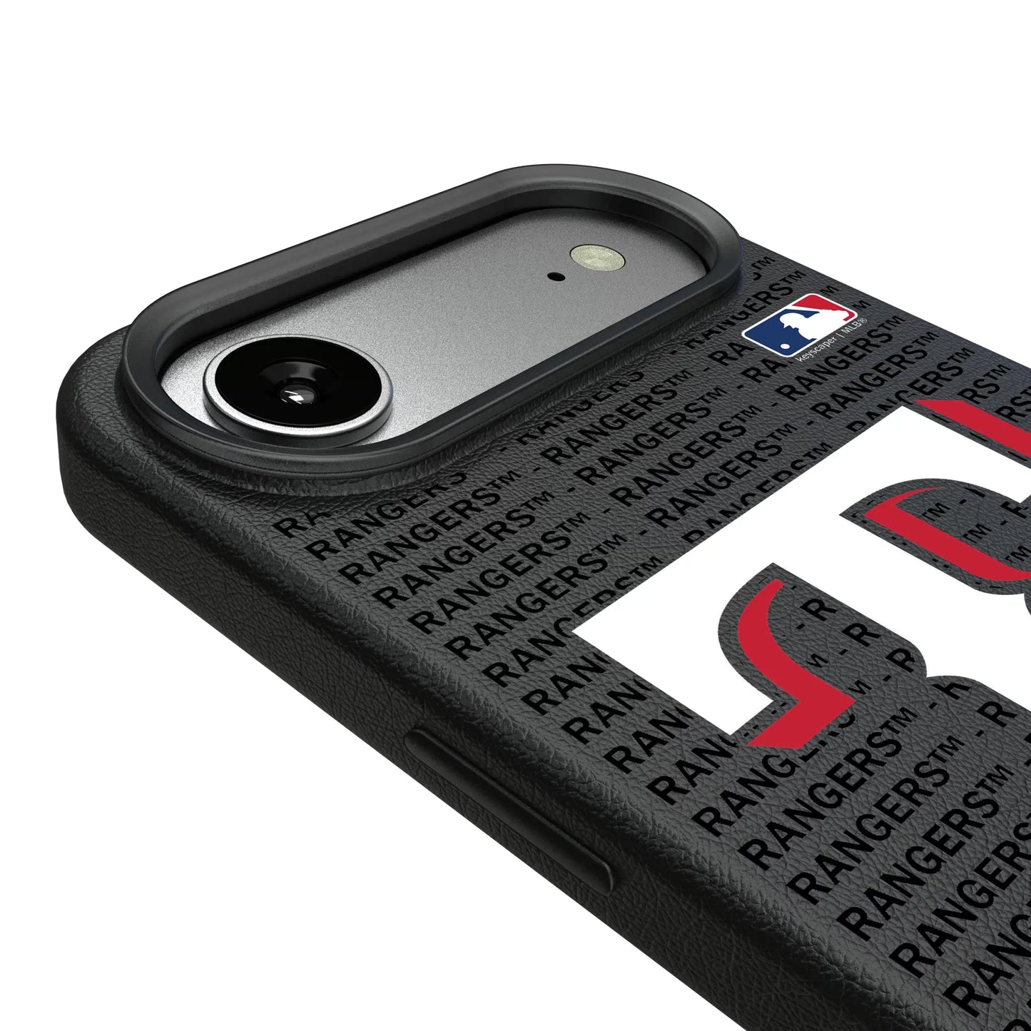 Texas Rangers Text Backdrop MagSafe Compatible Phone Case for Apple iPhone