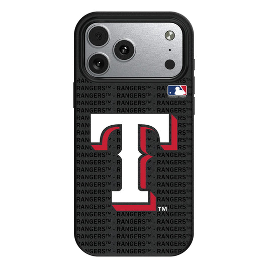 Texas Rangers Text Backdrop MagSafe Compatible Phone Case for Apple iPhone