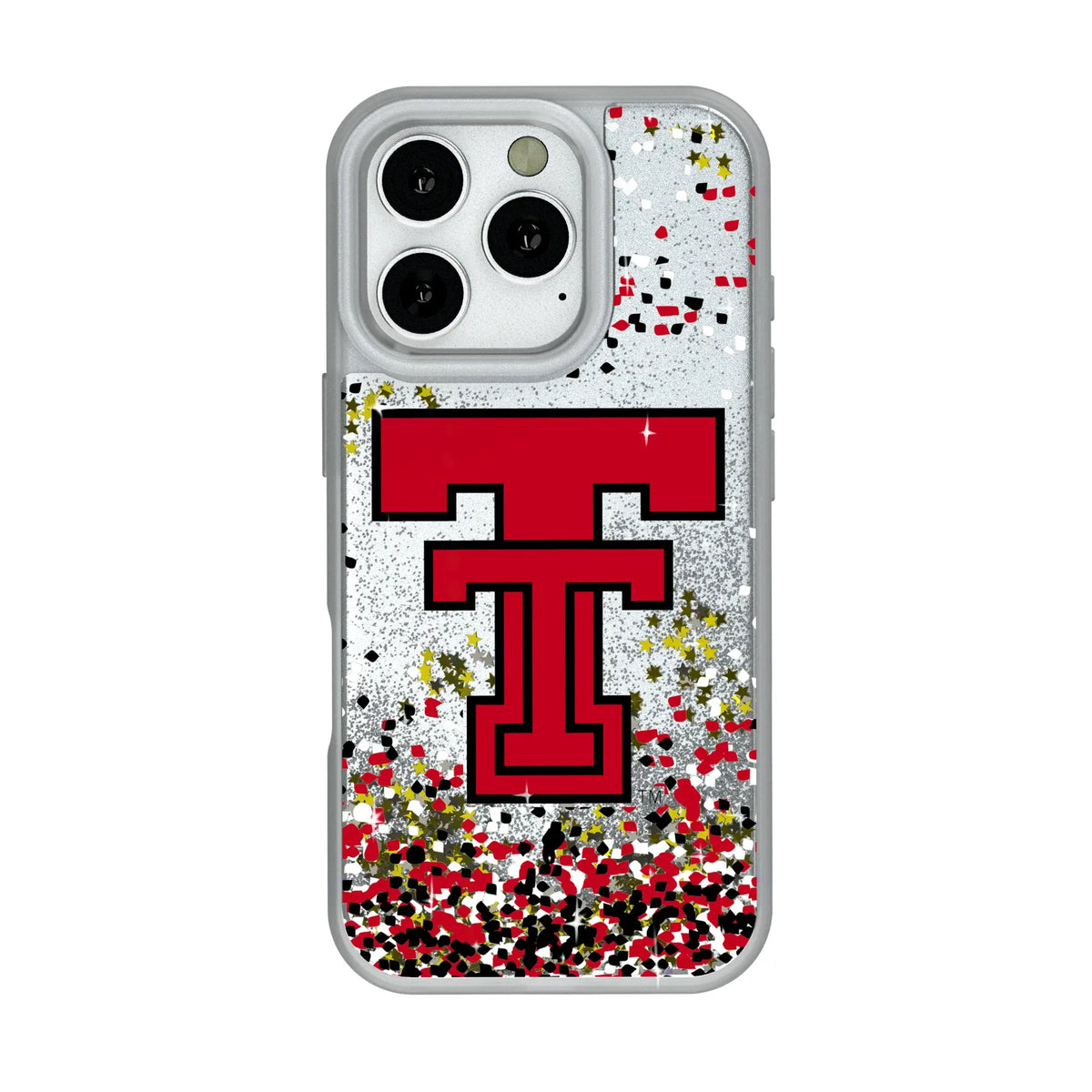 Texas Tech Red Raiders Confetti Glitter Phone Case for Apple iPhone