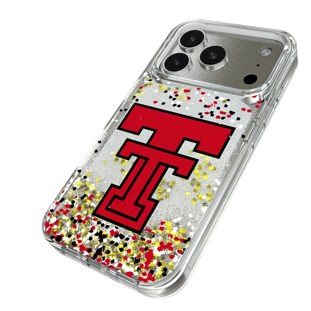Texas Tech Red Raiders Confetti Glitter Phone Case for Apple iPhone