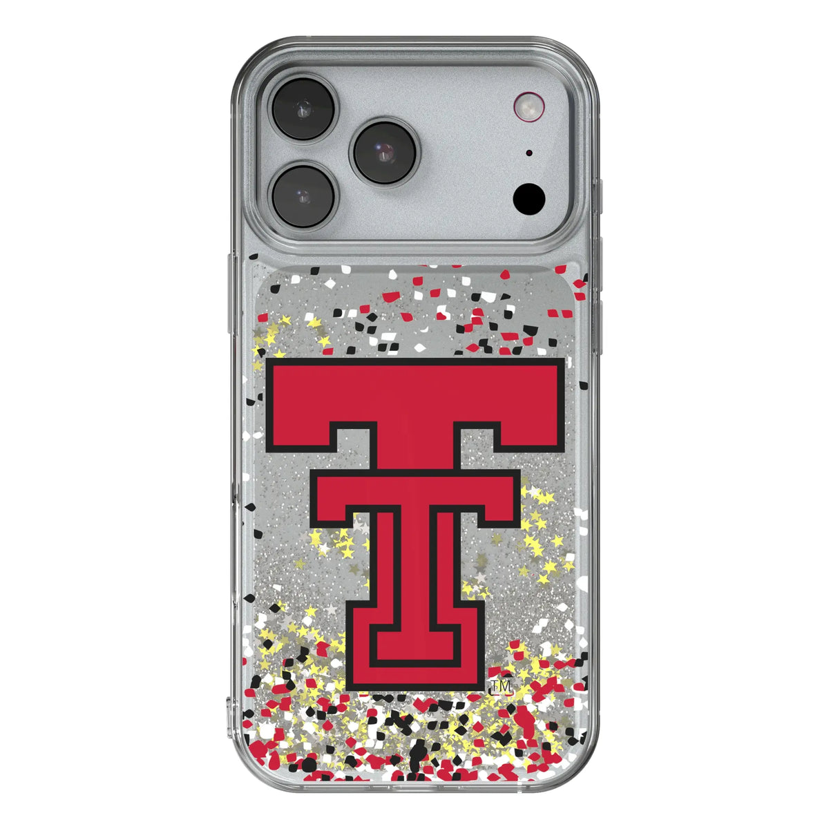 Texas Tech Red Raiders Confetti Glitter Phone Case for Apple iPhone