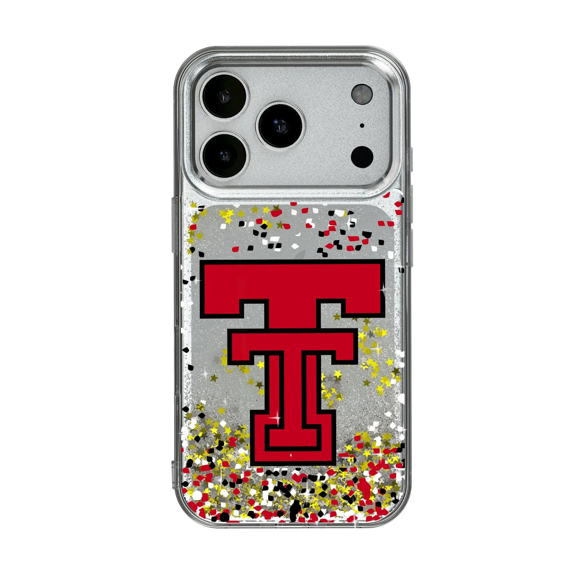 Texas Tech Red Raiders Confetti Glitter Phone Case for Apple iPhone