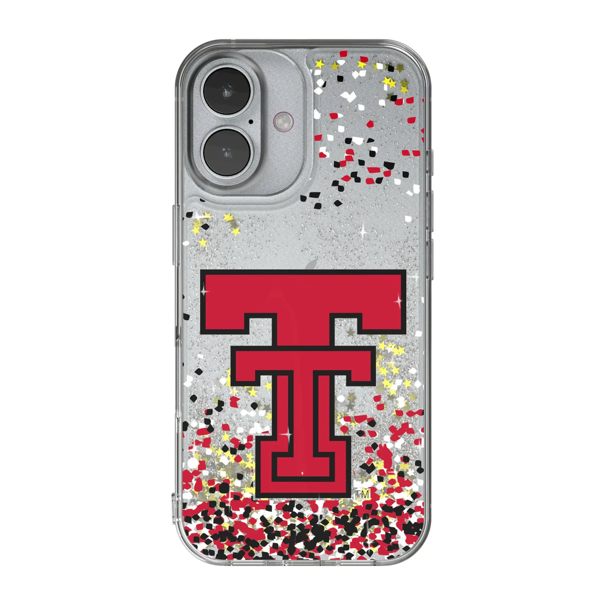 Texas Tech Red Raiders Confetti Glitter Phone Case for Apple iPhone
