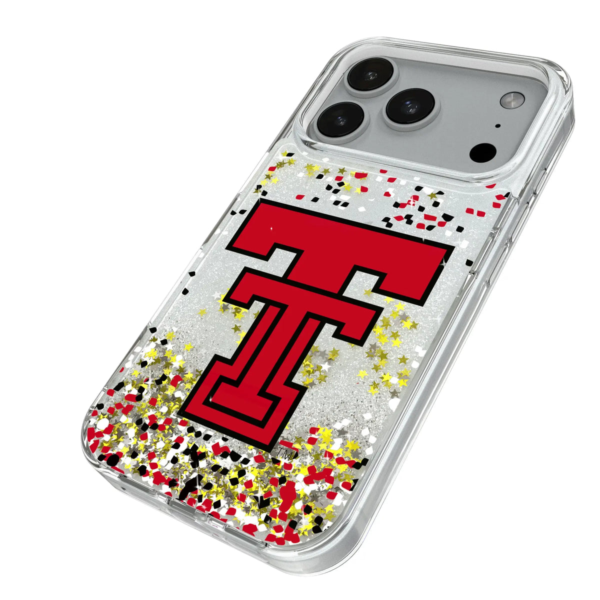 Texas Tech Red Raiders Confetti Glitter Phone Case for Apple iPhone