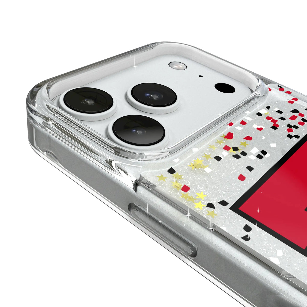 Texas Tech Red Raiders Confetti Glitter Phone Case for Apple iPhone