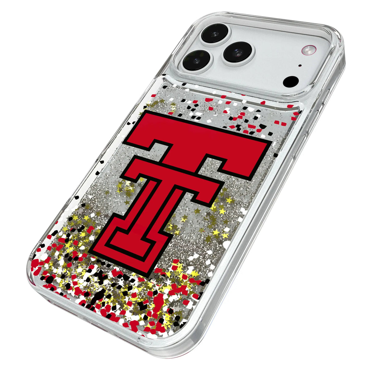 Texas Tech Red Raiders Confetti Glitter Phone Case for Apple iPhone