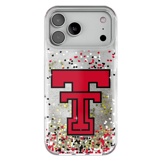 Texas Tech Red Raiders Confetti Glitter Phone Case for Apple iPhone