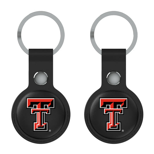 Texas Tech Red Raiders Insignia Black Airtag Holder 2-Pack