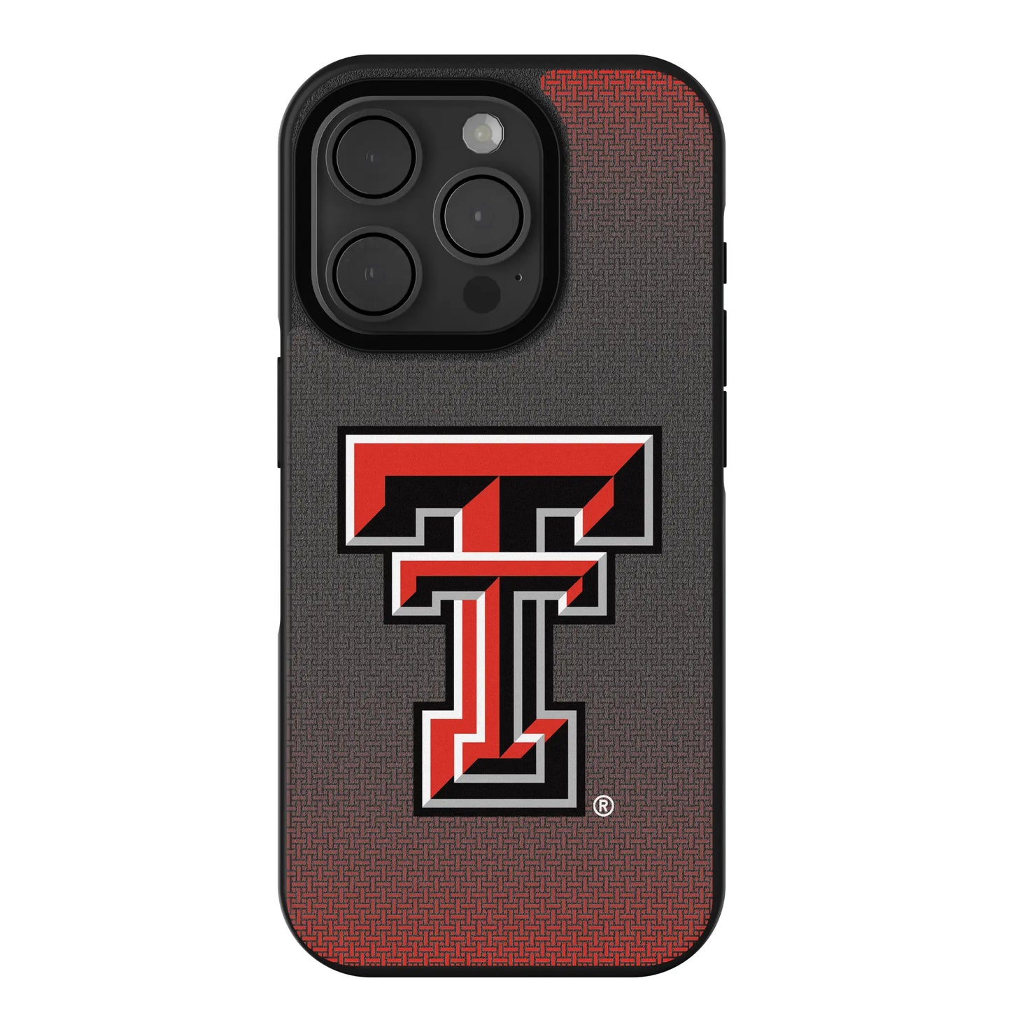Texas Tech Red Raiders Linen Bump Phone Case for Apple iPhone