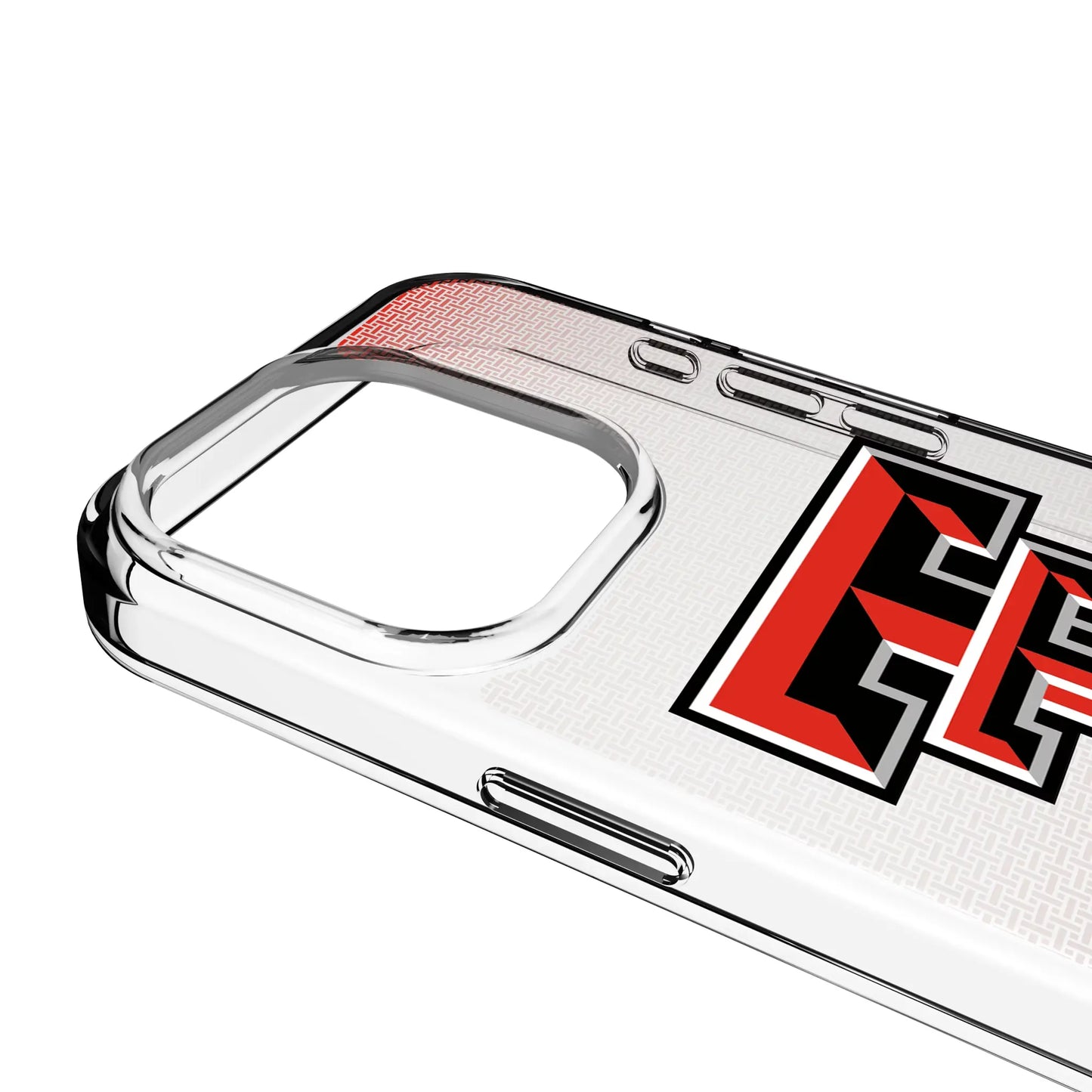 Texas Tech Red Raiders Linen Clear Phone Case for Apple iPhone