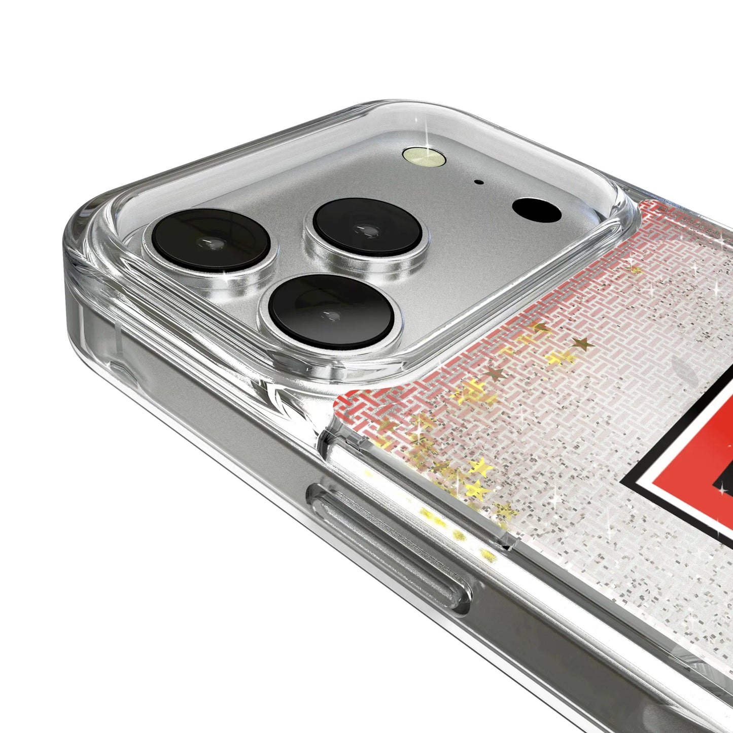 Texas Tech Red Raiders Linen Glitter Phone Case for Apple iPhone