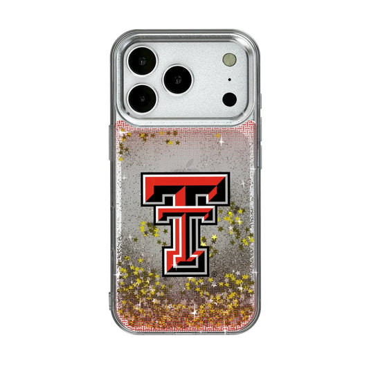 Texas Tech Red Raiders Linen Glitter Phone Case for Apple iPhone