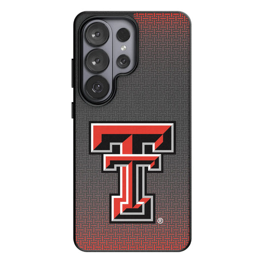 Texas Tech Red Raiders Linen MagSafe Compatible Phone Case for Samsung Galaxy