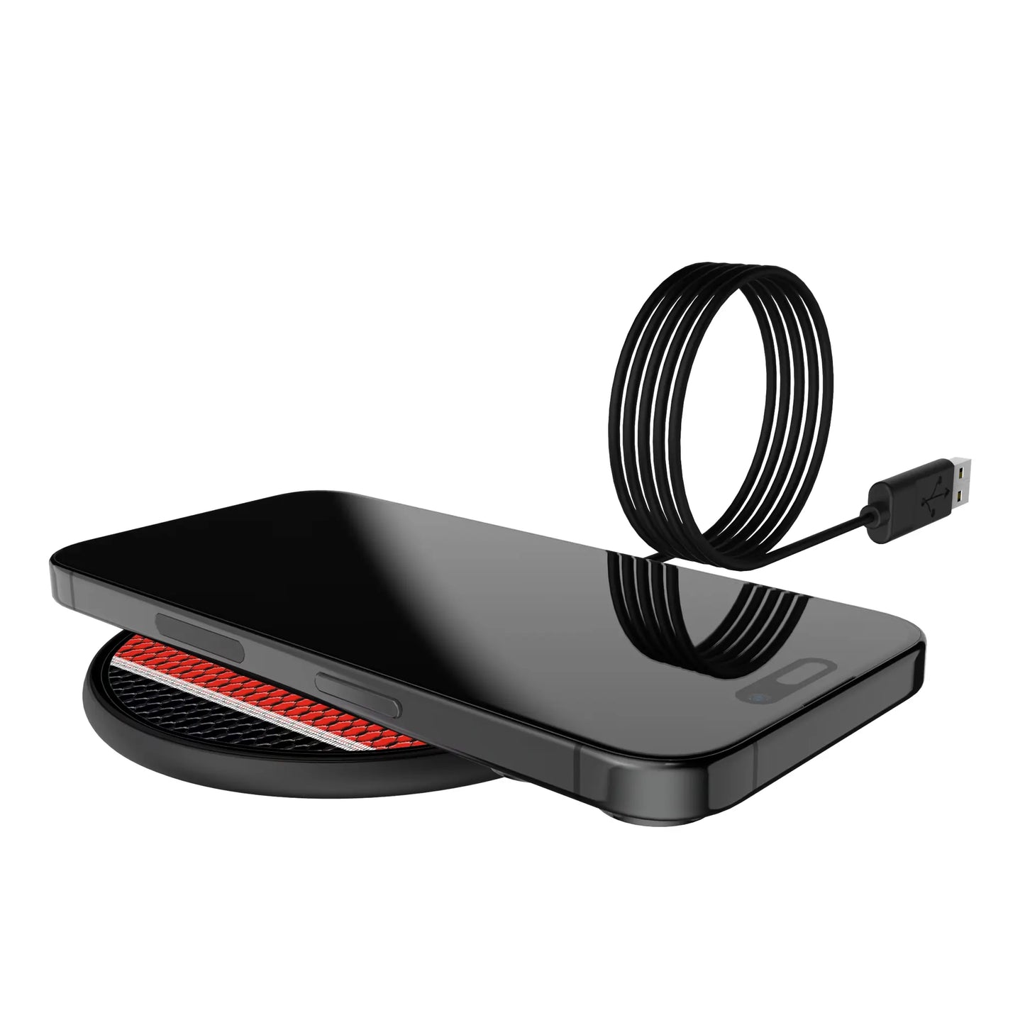 Texas Tech Red Raiders Mesh 15-Watt Wireless Charger